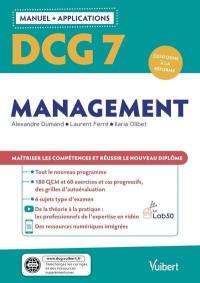 DCG 7, management : manuel + applications : conforme à la réforme
