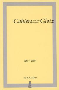 Cahiers du Centre G. Glotz, n° 14. 2003
