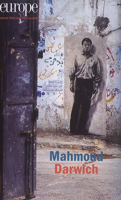 Europe, n° 1053-1054. Mahmoud Darwich