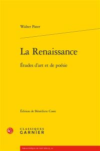 La Renaissance : études d'art et de poésie