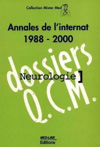 Neurologie : annales de l'internat 1988-2000