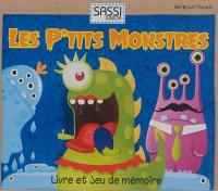 Les p'tits monstres : livre et jeu de mémoire