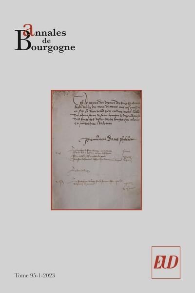 Annales de Bourgogne, n° 95-1