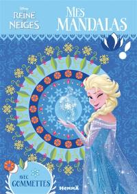 La reine des neiges : mes mandalas avec gommettes