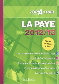 La paye : 2012-2013