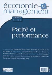 Economie et management, n° 166. Parité et performance