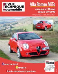Revue technique automobile, n° B738. Alfa Romeo MI.TO 09-2008 ess 1.4 + 1.6 JTD
