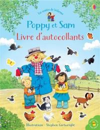 Poppy et Sam : livre d'autocollants