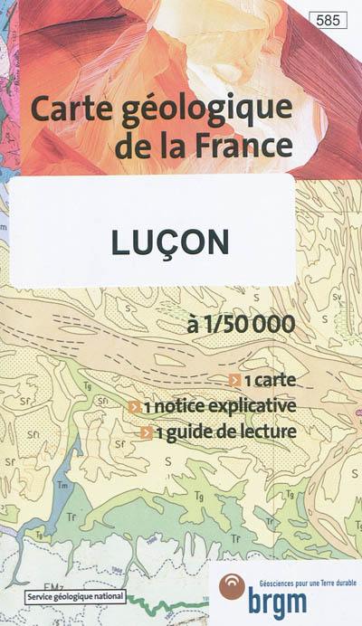 Luçon : carte géologique de la France