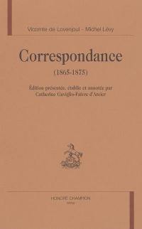 Correspondance (1865-1875)