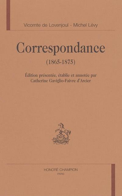 Correspondance (1865-1875)