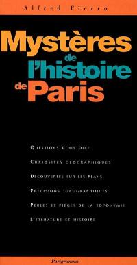 Mystères de l'histoire de Paris