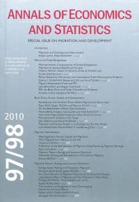 Annals of economics and statistics, n° 97-98. Special issue on migration and development
