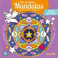 Mes premiers mandalas : Les animaux magiques : Avec stickers