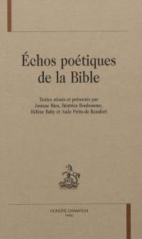 Echos poétiques de la Bible