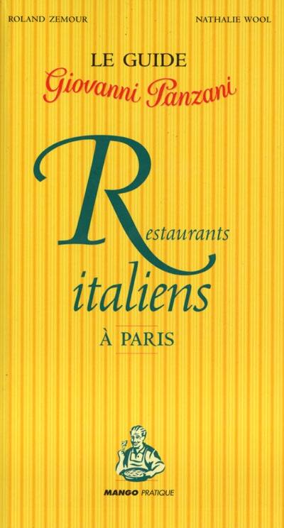 Guide des restaurants italiens à Paris : le guide Giovanni Panzanni