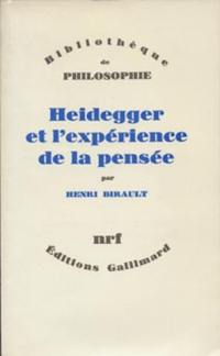 Heidegger et l'expérience de la pensée
