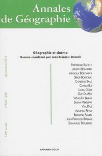 Annales de géographie, n° 695. Géographie et cinéma