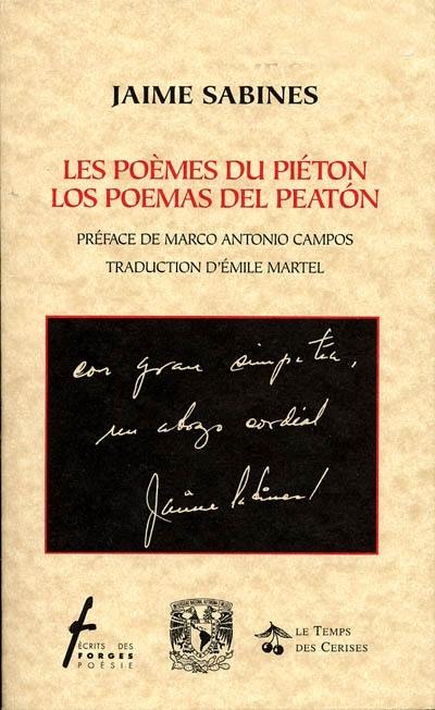 Les poèmes du piéton. Los poemas del peatón