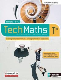 TechMaths, enseignement commun + enseignement de spécialité, terminale STI2D, STL : programme 2020