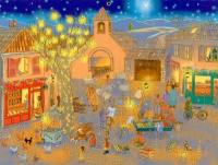 Le village de Noël : calendrier de l'Avent