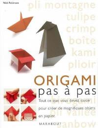 Origami pas à pas