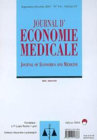 Journal d'économie médicale : évaluation des pratiques et des organisations de santé, n° 25, 5-6