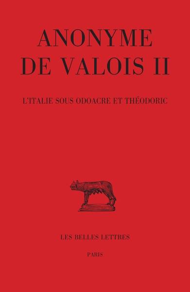 Anonyme de Valois II : l'Italie sous Odoacre et Théodoric
