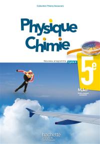 Physique chimie 5e, cycle 4