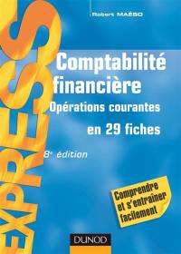 Comptabilité financière : opérations courantes en 29 fiches