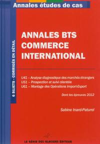 Annales BTS commerce international