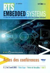 RTS embedded systems 2003 : actes des conférences