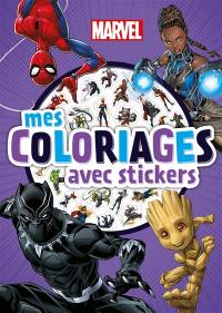 Black Panther : mes coloriages avec stickers
