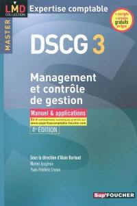 DSCG 3 management et contrôle de gestion : manuel & applications