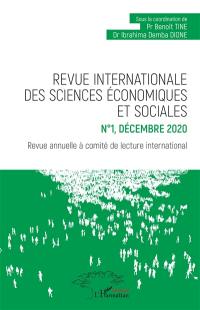 Revue internationale des sciences économiques et sociales, n° 1