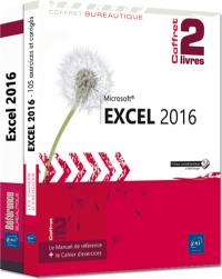 Excel 2016 : coffret 2 livres