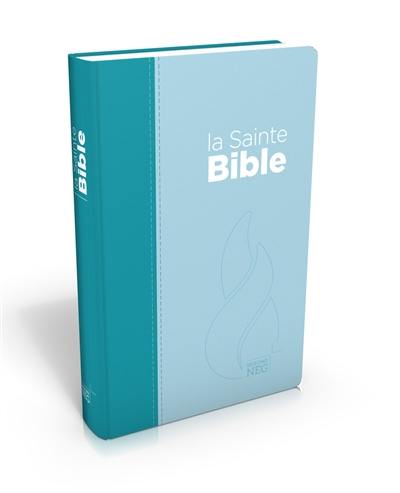 La sainte Bible : nouvelle édition de Genève 1979 : compacte, couverture souple, toile duo bleu lagon et bleu ciel