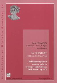 La Quintarié (Clermont-l'Hérault, 34) : établissement agricole et viticulture, atelier de céramiques paléochrétiennes (DS.P) (Ier-VIe s. ap. J.-C.)