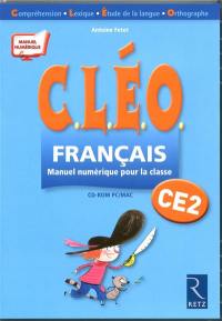 CLEO, français CE2 : manuel numérique pour la classe : version numérique pour les enseignants adoptants