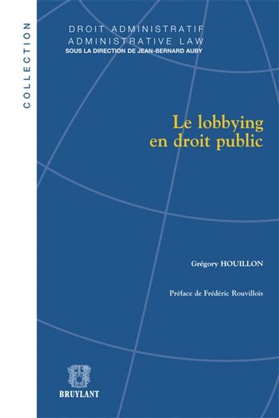 Le lobbying en droit public