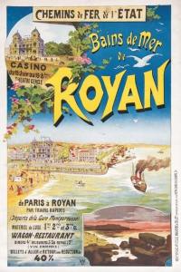 Royan : affiche de tourisme des chemins de fer de l'Etat, vers 1900