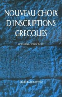 Nouveaux choix d'inscriptions grecques
