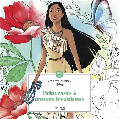 Princesses à travers les saisons : 45 coloriages