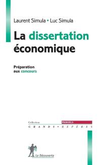 La dissertation économique : préparation aux concours
