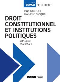 Droit constitutionnel et institutions politiques : 2020-2021