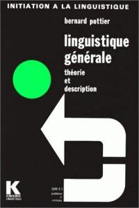 Linguistique générale : théorie et transcription
