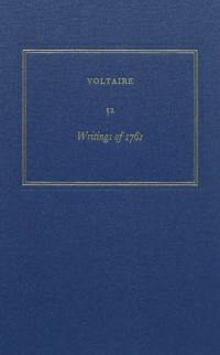 Les oeuvres complètes de Voltaire. Vol. 52. Writings of 1761