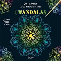 Mandalas : cartes à gratter anti-stress