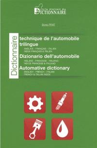 Dictionnaire trilingue de l'automobile et de l'assurance : français-anglais-italien