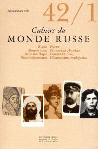 Cahiers du monde russe, n° 42-1